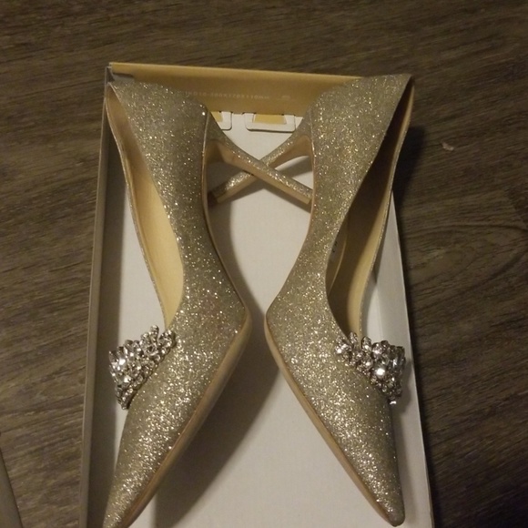 Jimmy Choo Glitter Pumps - Picture 2 of 3